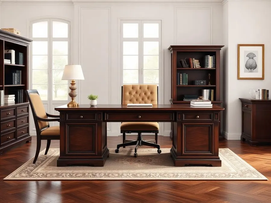 Classic executive office desk wood design guide